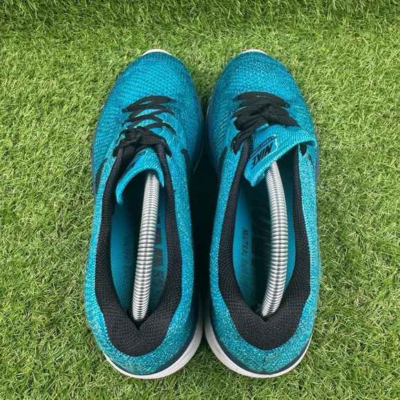 Nike Flyknit Lunar 3 Mens Size 10 Blue White Athletic Running Shoes Sneakers main image 10